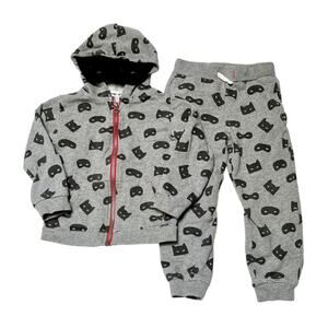 Mini Series Mask Print Jogger Set Size 4T
